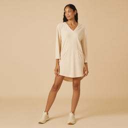 Terry Hooded Lounger Terry Hooded Lounger in Warm Sand