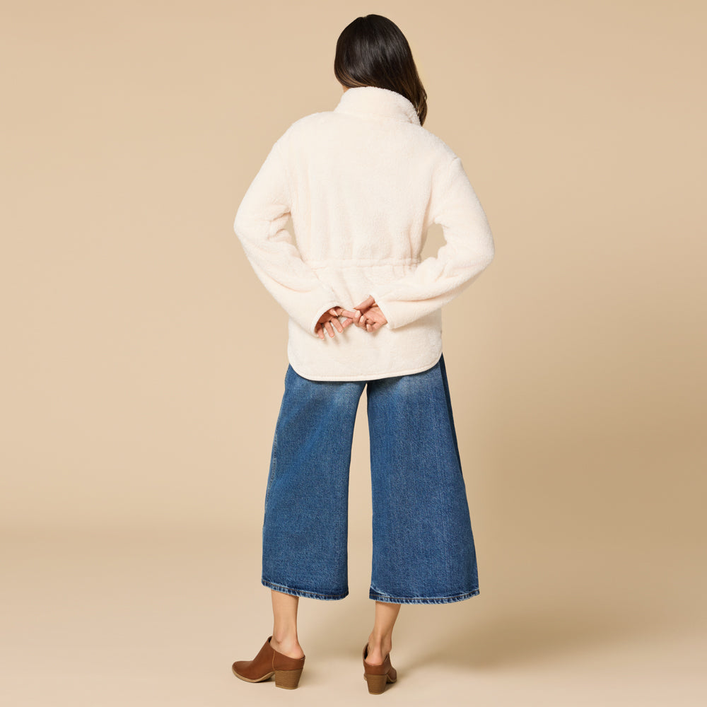 DreamPlush Zip Jacket Almond