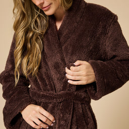 DreamPlush Wrap Robe DreamPlush Wrap Robe in Espresso