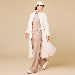 DreamPlush Zip Robe DreamPlush Zip Robe in Almond