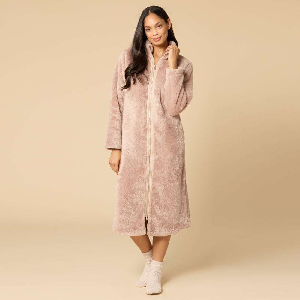 DreamPlush Zip Robe DreamPlush Zip Robe in Coco