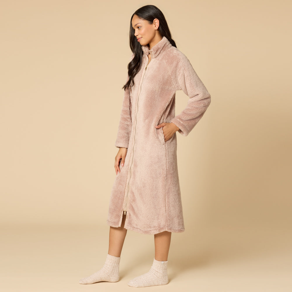 DreamPlush Zip Robe DreamPlush Zip Robe in Coco
