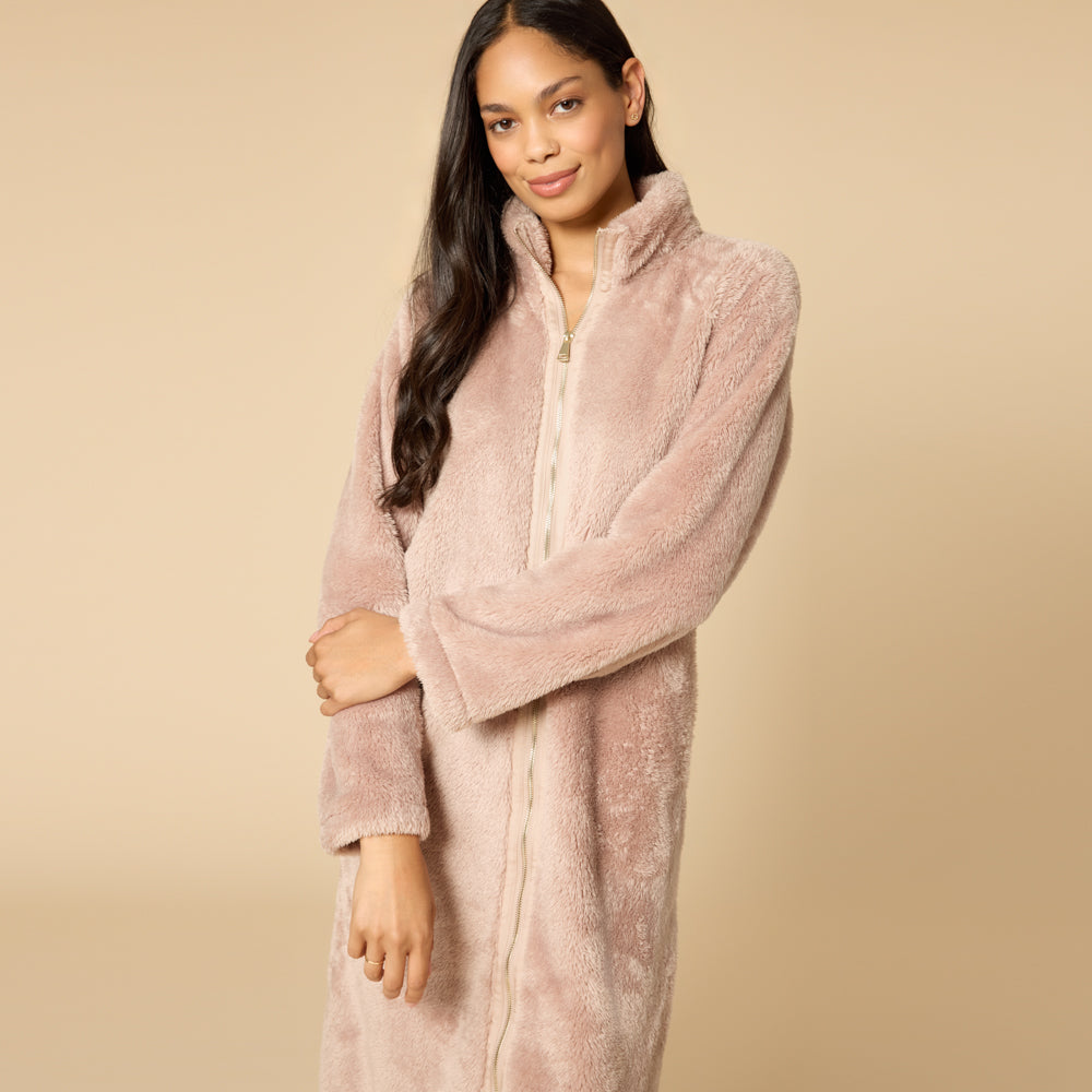 DreamPlush Zip Robe DreamPlush Zip Robe in Coco
