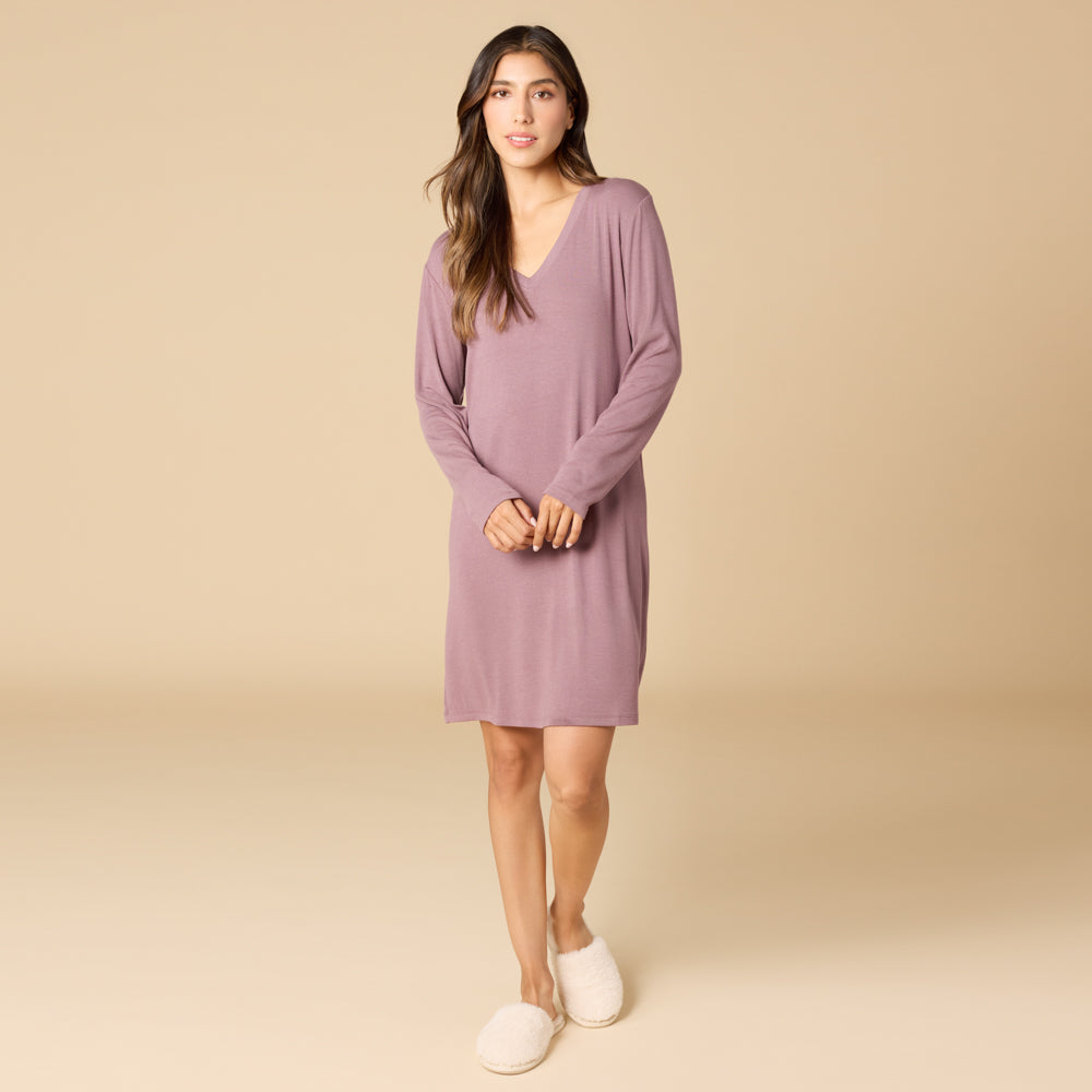 Natalie - Classic V-Neck Nightgown 
