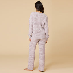 Marshmallow Crew Neck Lounge Set Marshmallow Crew Neck Lounge Set in Heather Driftwood