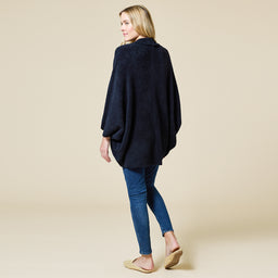Solid Marshmallow Shrug Solid Marshmallow Shrug in Black