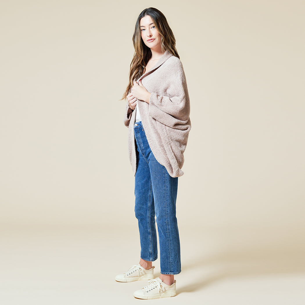 Solid Marshmallow Shrug Solid Marshmallow Shrug in Coco