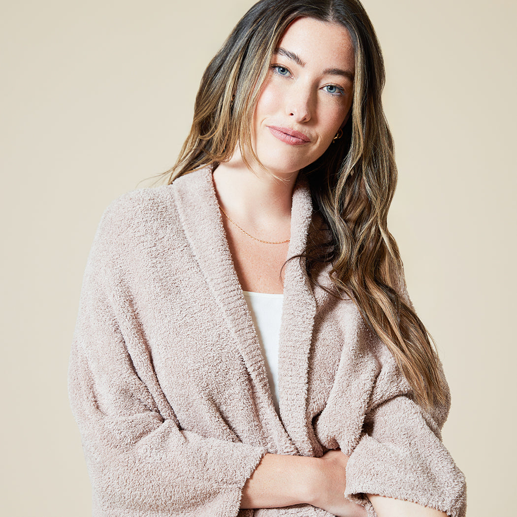 Solid Marshmallow Shrug Solid Marshmallow Shrug in Coco