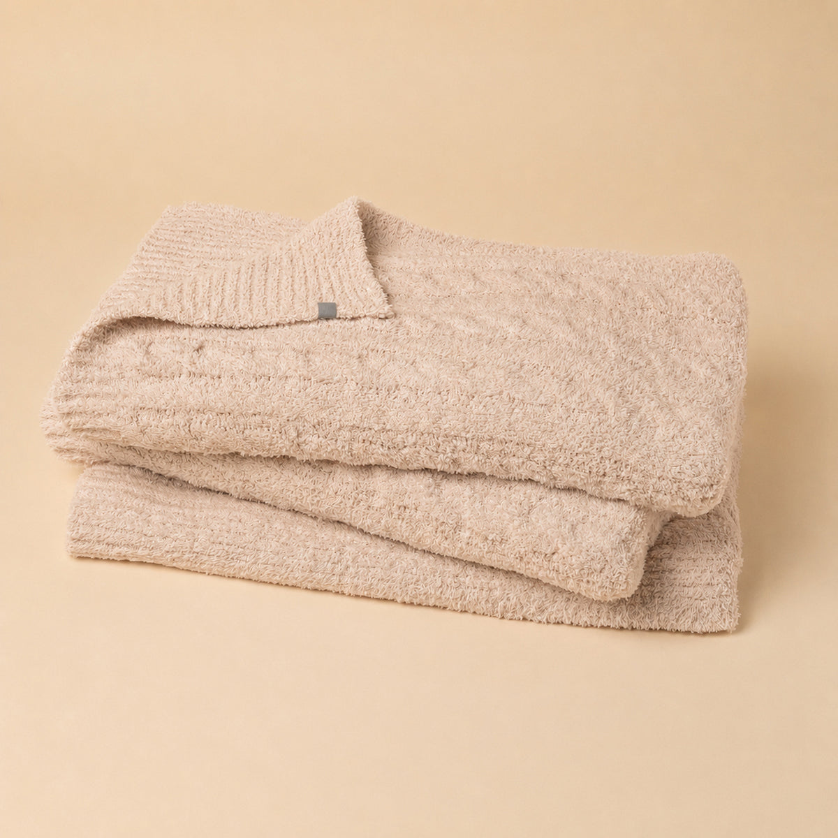 Cable Knit Marshmallow Blanket Cable Knit Marshmallow Blanket in Coco