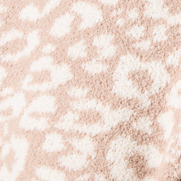 Leopard Marshmallow Crew Neck Lounge Set Wild Almond