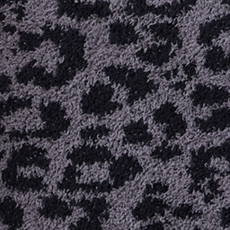 Leopard Marshmallow Crew Neck Lounge Set Wild Grey
