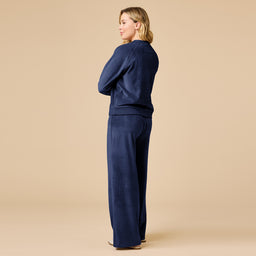 Serenity Raglan Crew with Wide Pant Serenity Raglan Crew with Wide Pant in Midnight