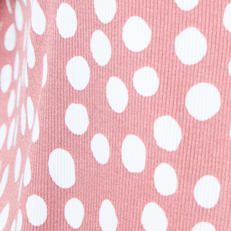 Ella Scoop Tank Capri PJ Set in Copper Rose Dot