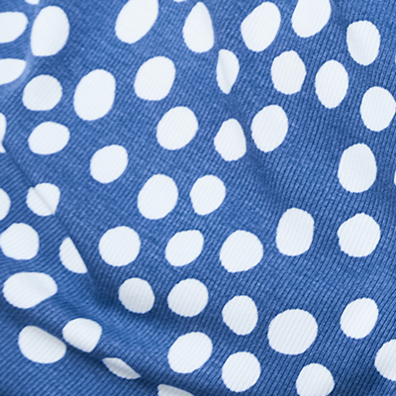 Ella Scoop Tank Short PJ Set in Indigo Dot