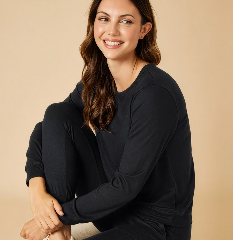 Dream Jersey Crew Neck Lounge SetLightweight softness from day to night.