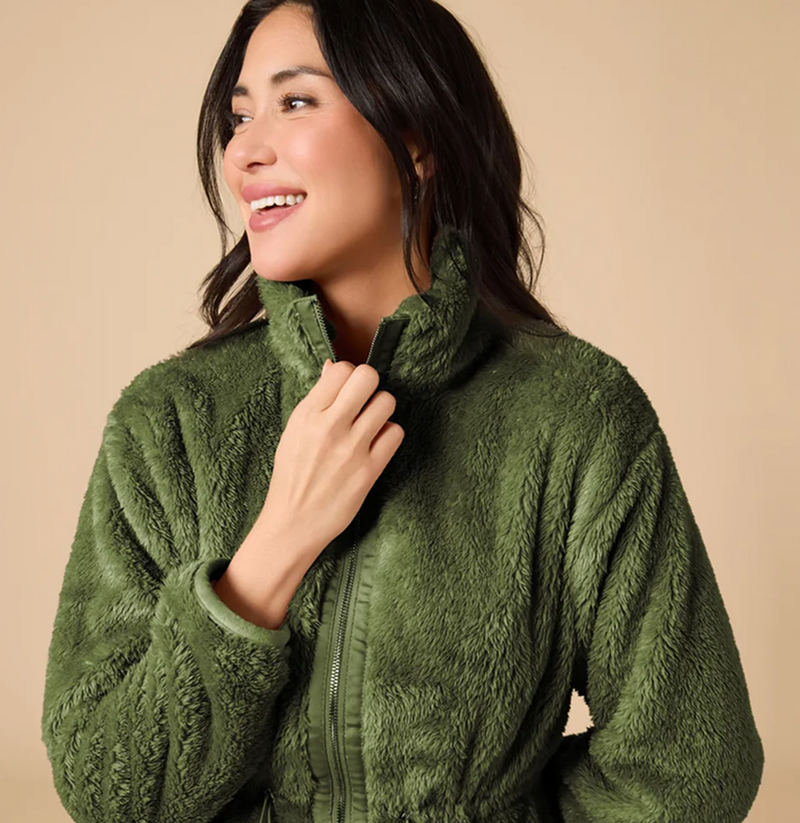 DreamPlush Double Zip JacketThe softest layer for chilly days.