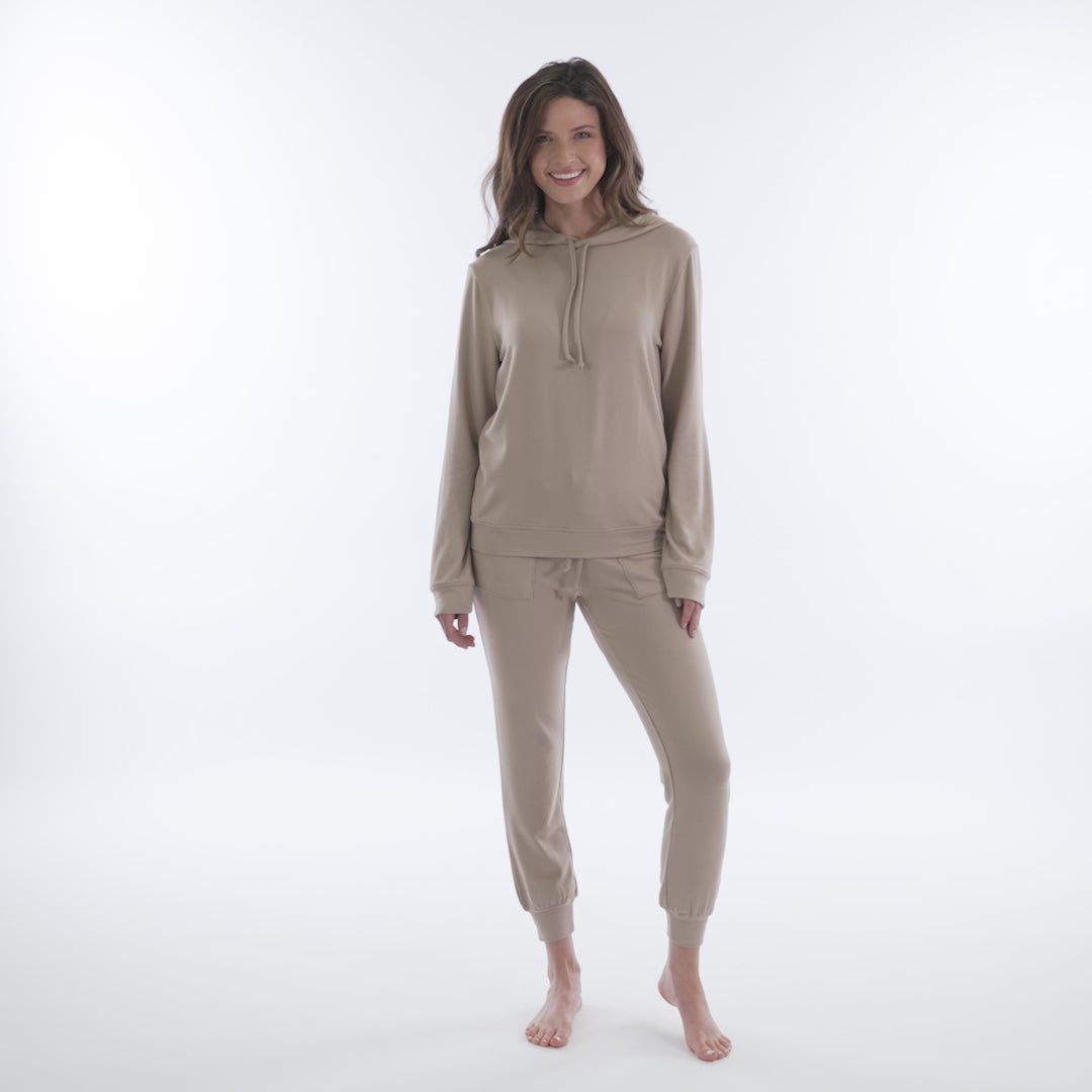 Ultra-Dream Hooded Jogger Set Coco