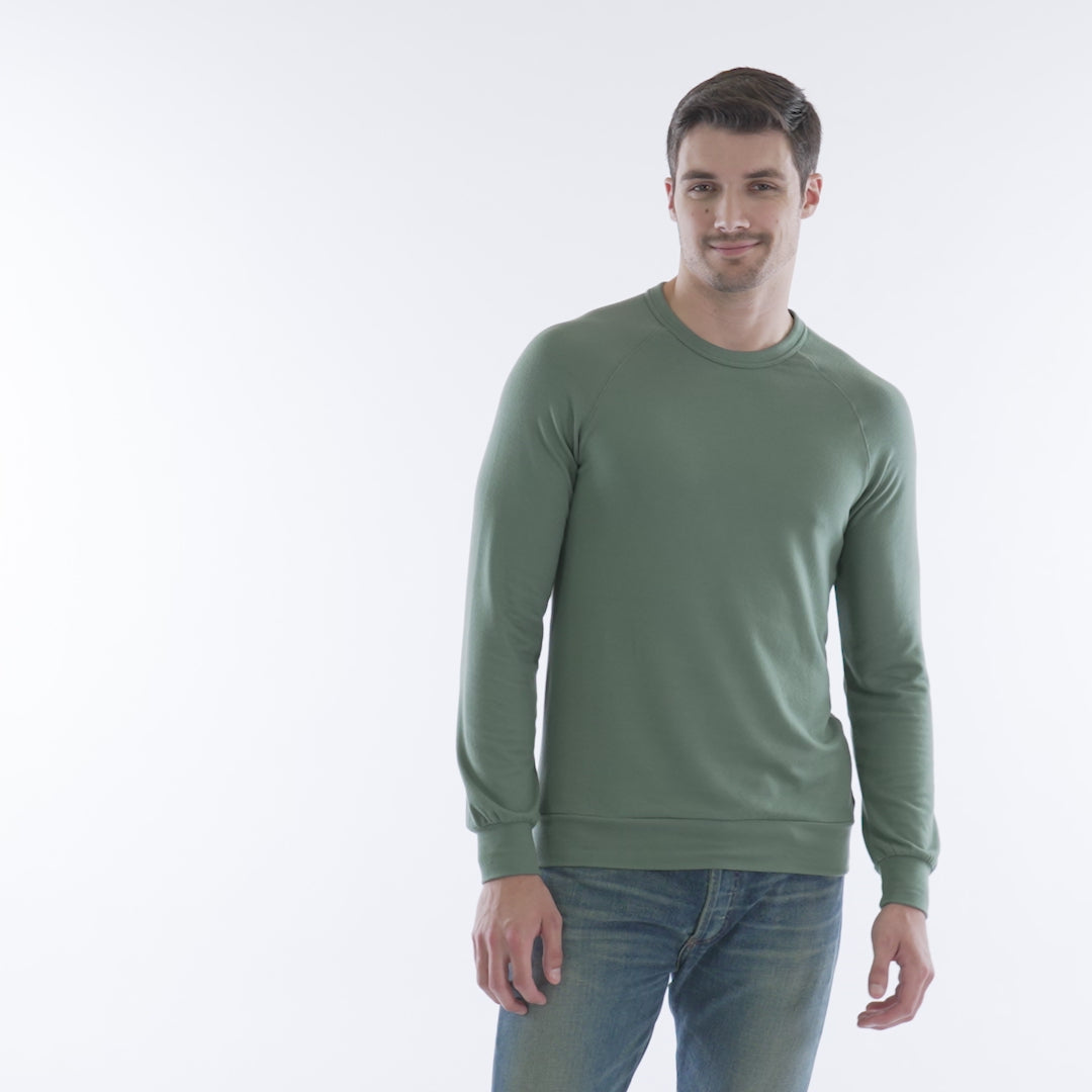 Take 10 Men's Ultra-Dream Crew Neck Sweater Dusty Green
