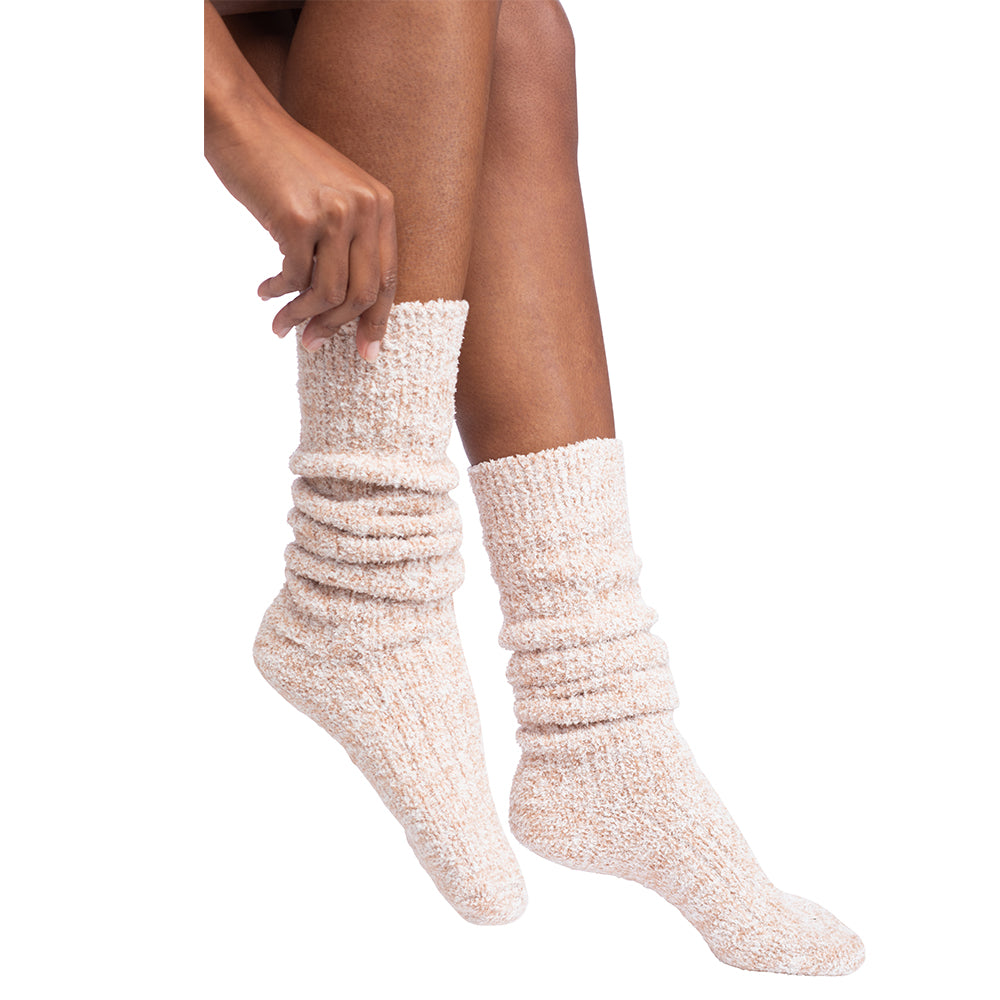 Marshmallow Slouch Socks Heather Birch
