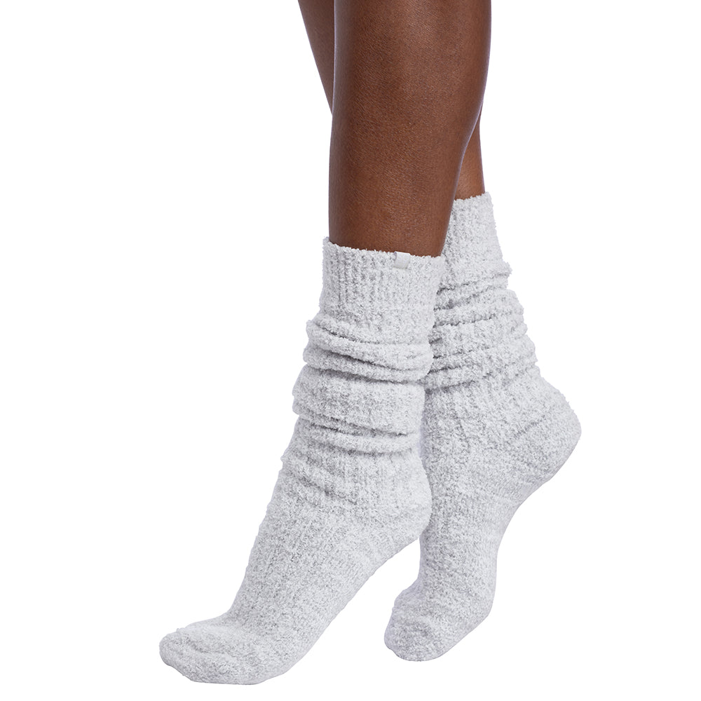 Marshmallow Slouch Socks Heather Grey