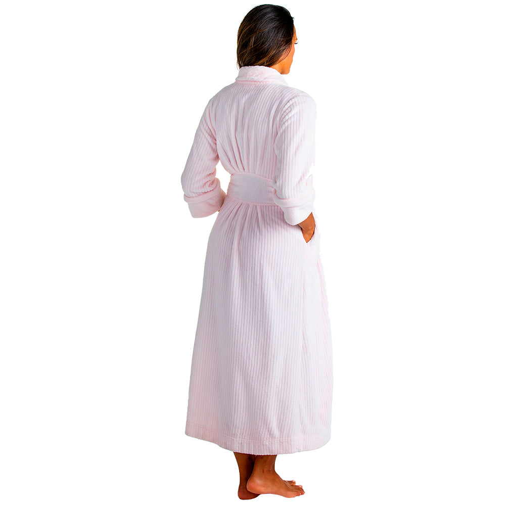 Drop Needle Cloud Fleece Robe Lt. Pink