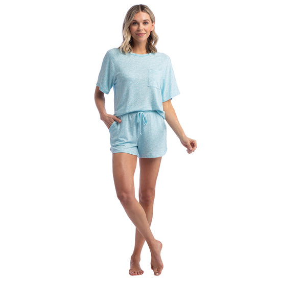 Dream Slouchy Tee Top with Shorts Lounge Set – Softies
