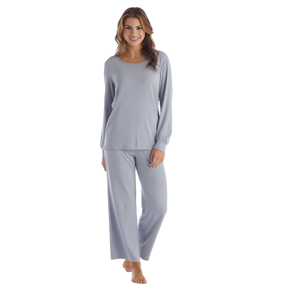 Jess - Long Sleeve PJ Set Grey