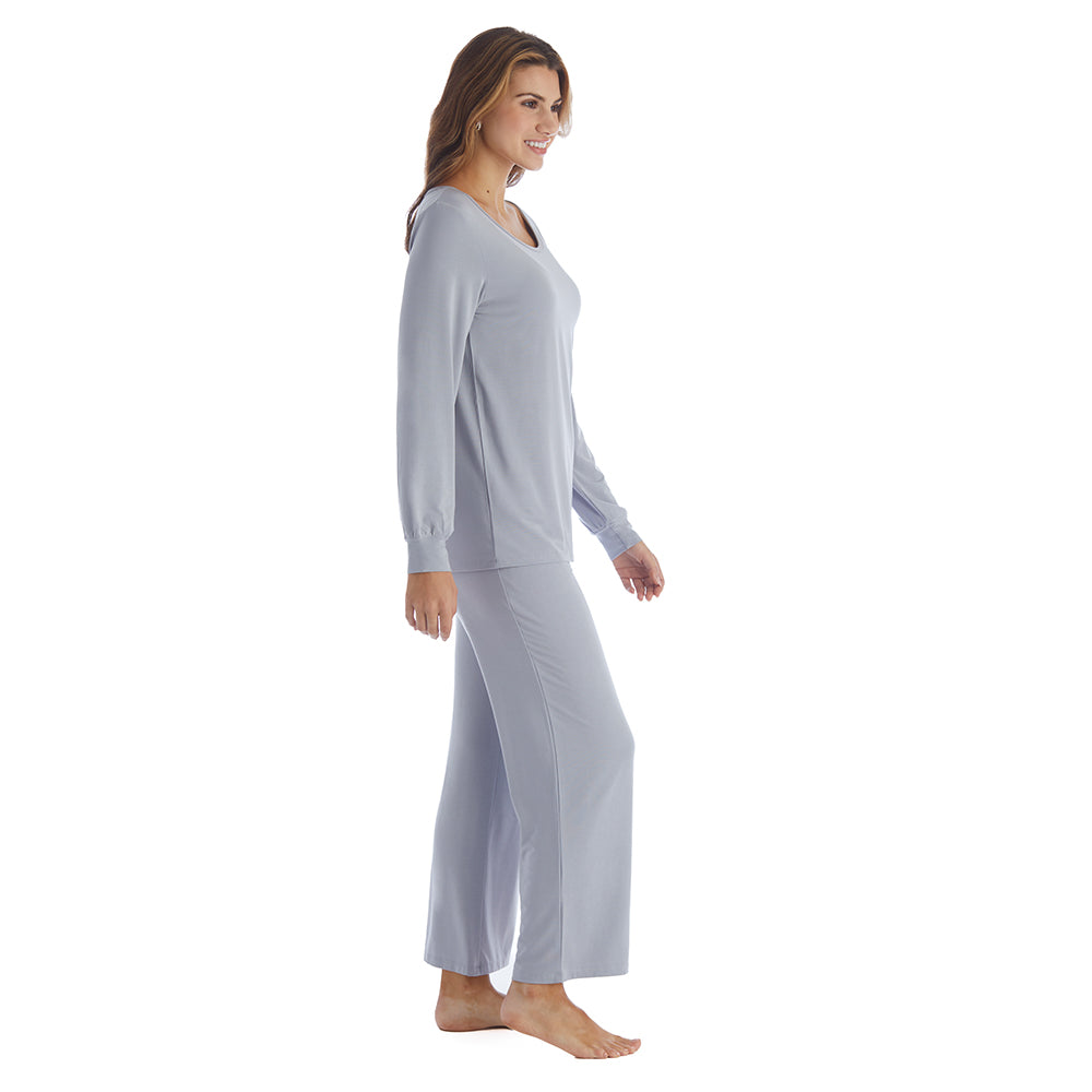 Jess - Long Sleeve PJ Set Grey