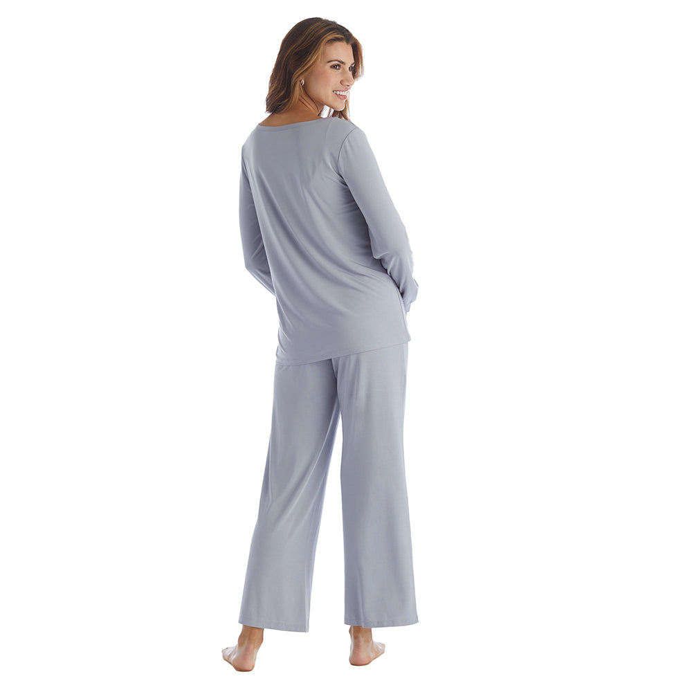 Jess - Long Sleeve PJ Set Grey