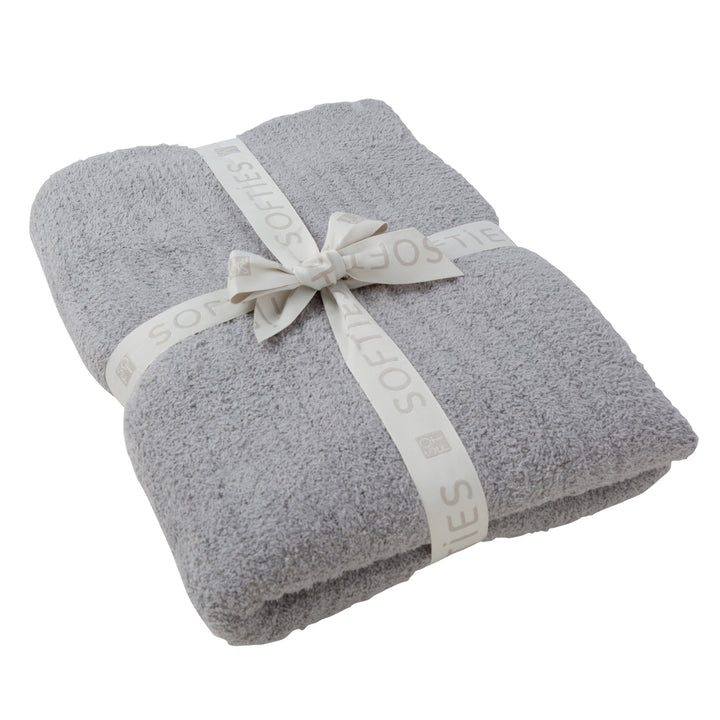 Solid Rib Marshmallow Blanket - Grey main image 0