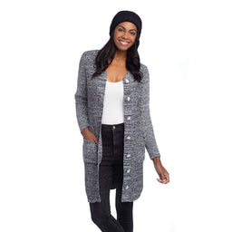 Chunky Rib Marshmallow Beanie Chunky Rib Marshmallow Beanie in Black
