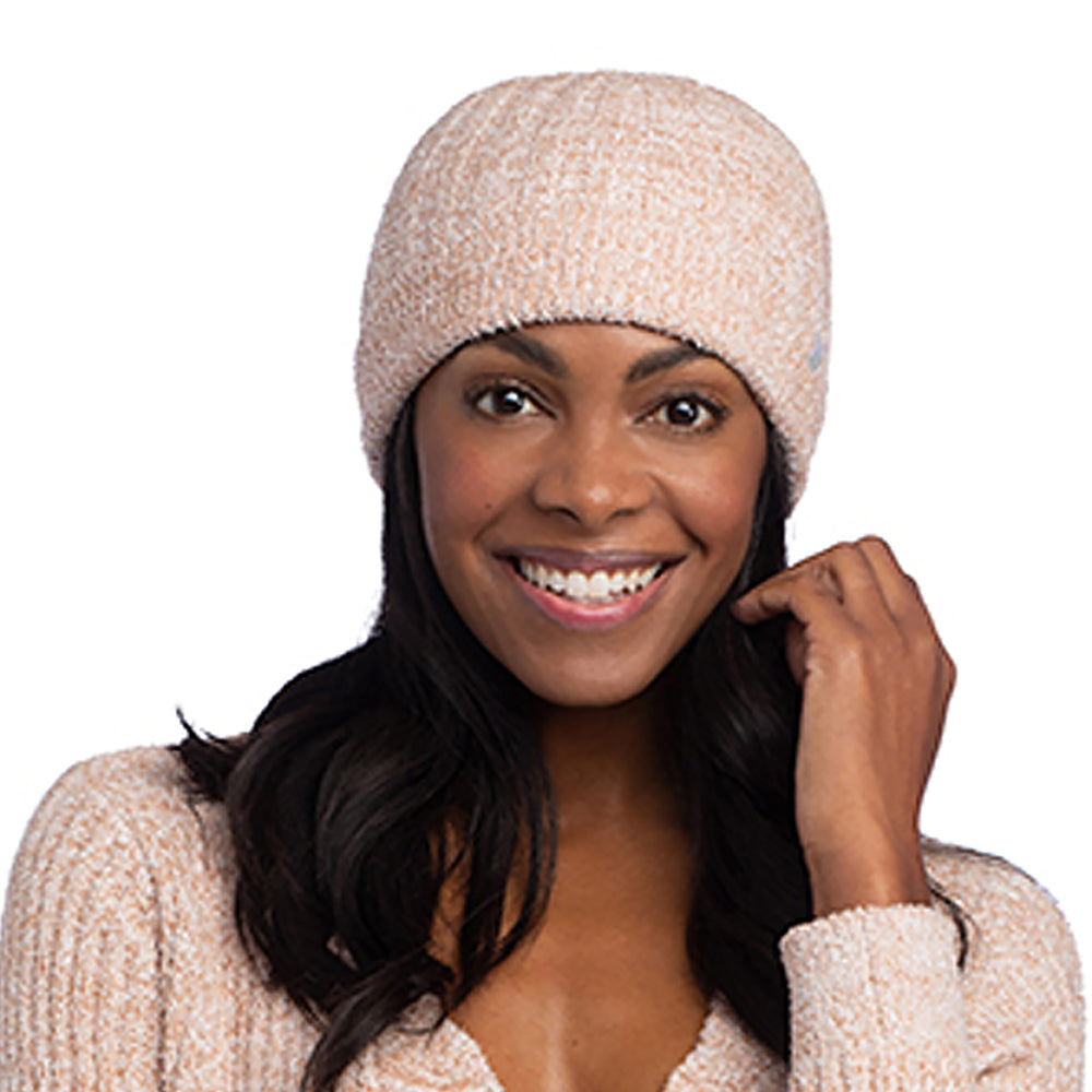 Chunky Rib Marshmallow Beanie Heather Birch