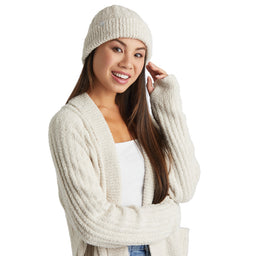Chunky Rib Marshmallow Beanie Chunky Rib Marshmallow Beanie in Stone