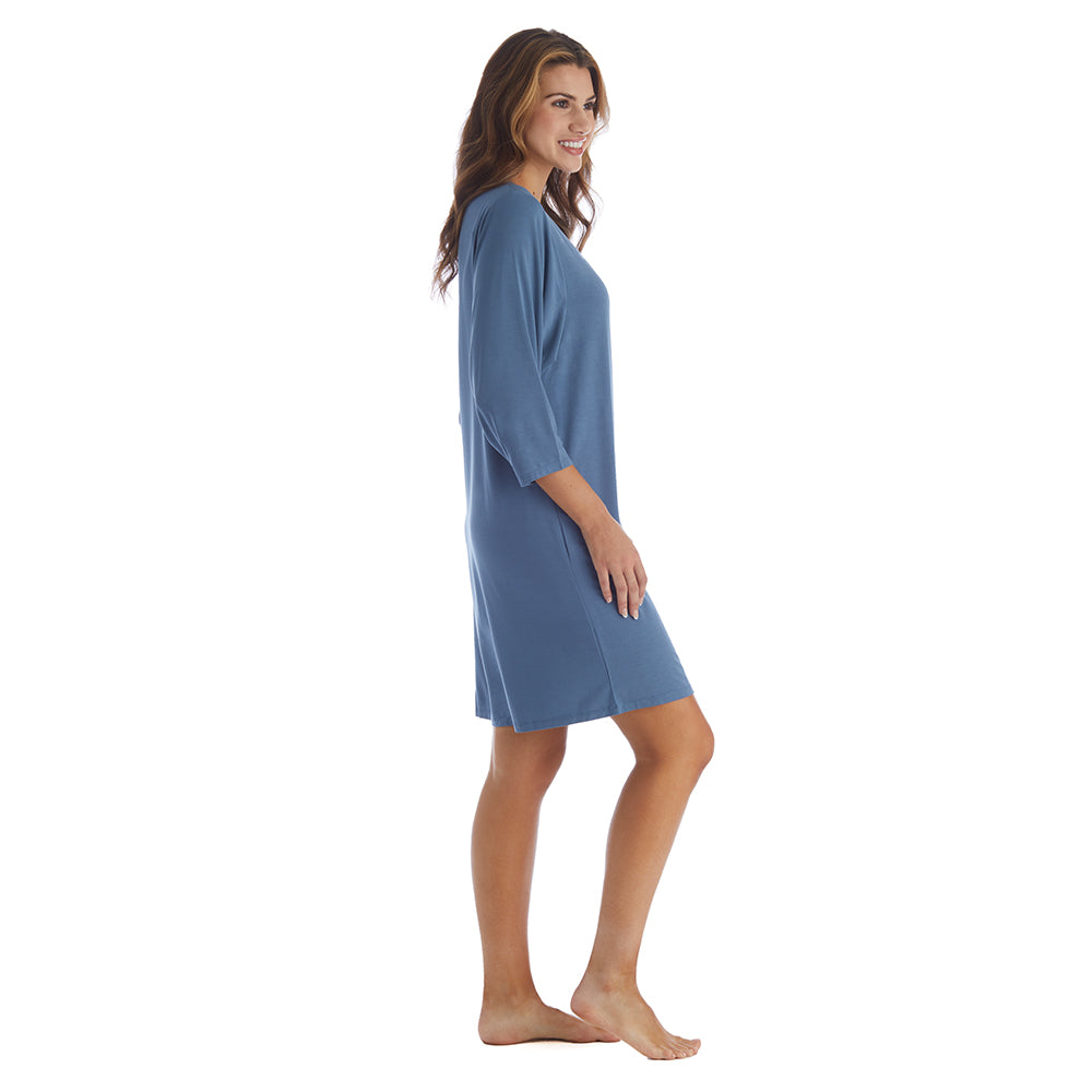 Cam - 36" 3/4 Sleeve Pocket Sleep Shirt Spring Lake
