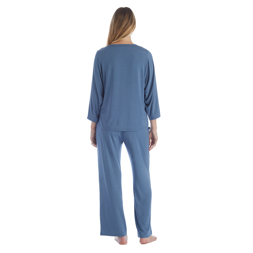 Cam - 3/4 Sleeve Pocket PJ Set Spring Lake