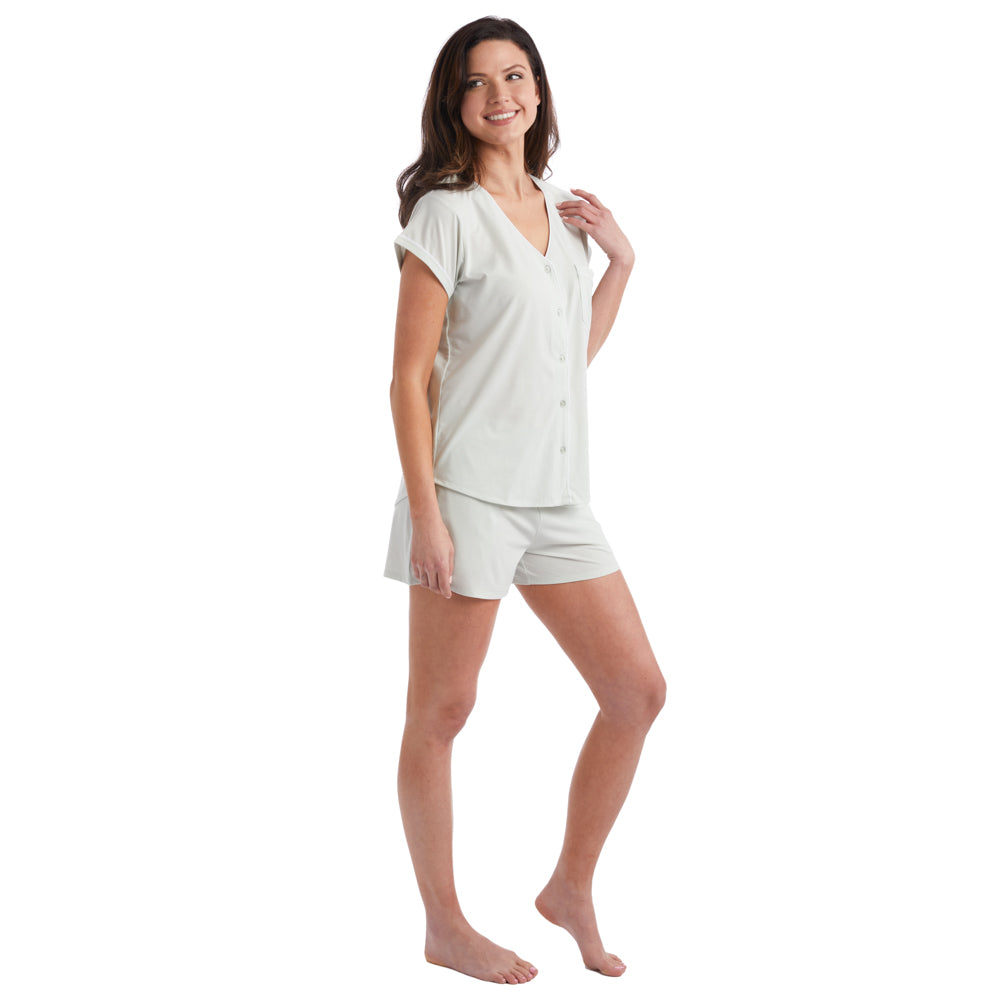 Piper - Cap Sleeve Short PJ Set Sage