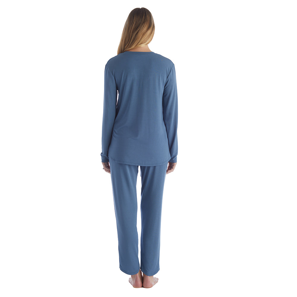 Amber - Long Sleeve Ankle PJ Set with Tulip Hem Spring Lake