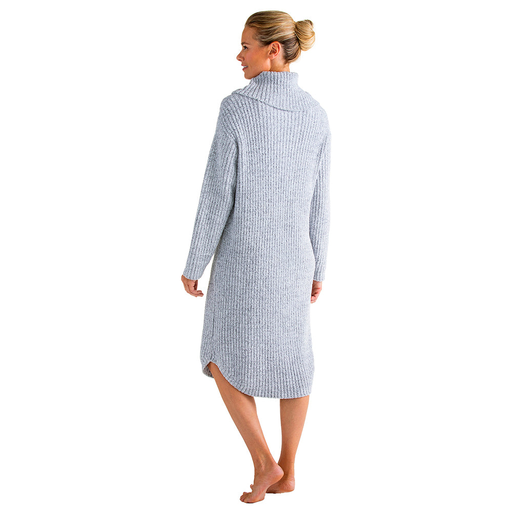 Marshmallow Slouch Turtleneck Lounger Grey