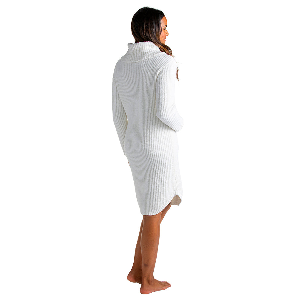 Marshmallow Slouch Turtleneck Lounger Ivory
