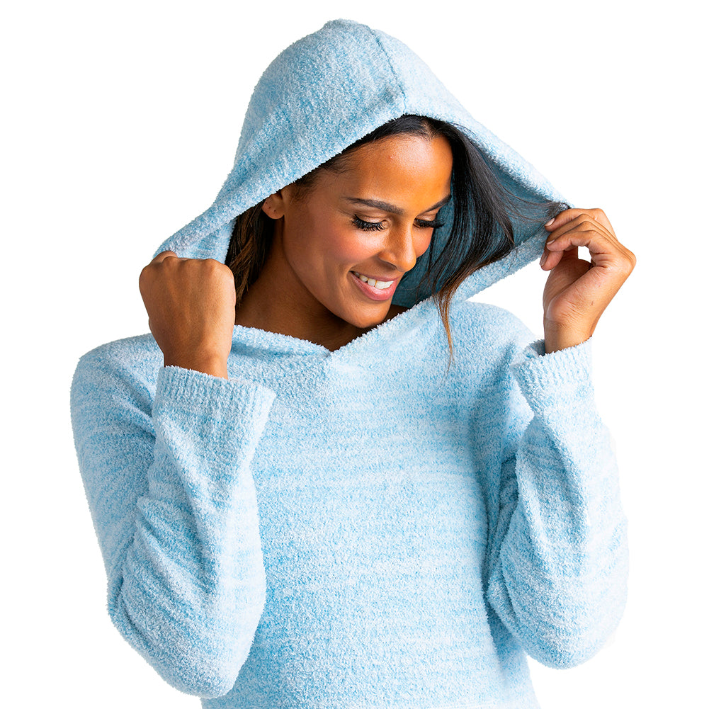 42" Marshmallow Hooded Lounger Light Blue