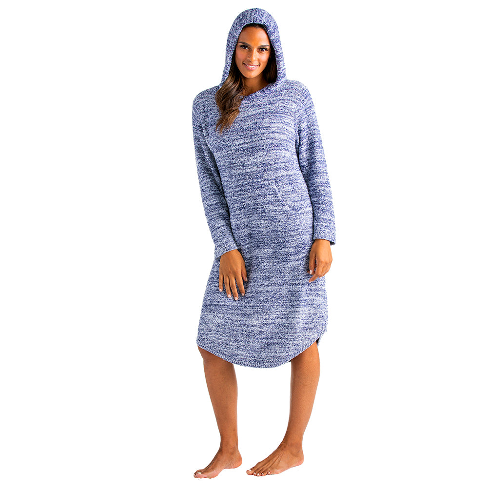 Marshmallow Hooded Lounger Navy