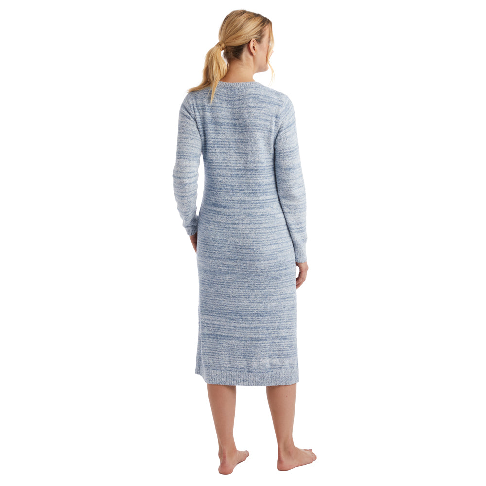 Marshmallow Crew Neck Lounger with Pockets Heather Spring Lake