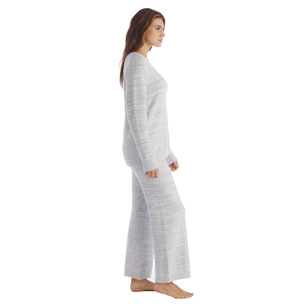Marshmallow Crew Neck Lounge Set Heather Grey