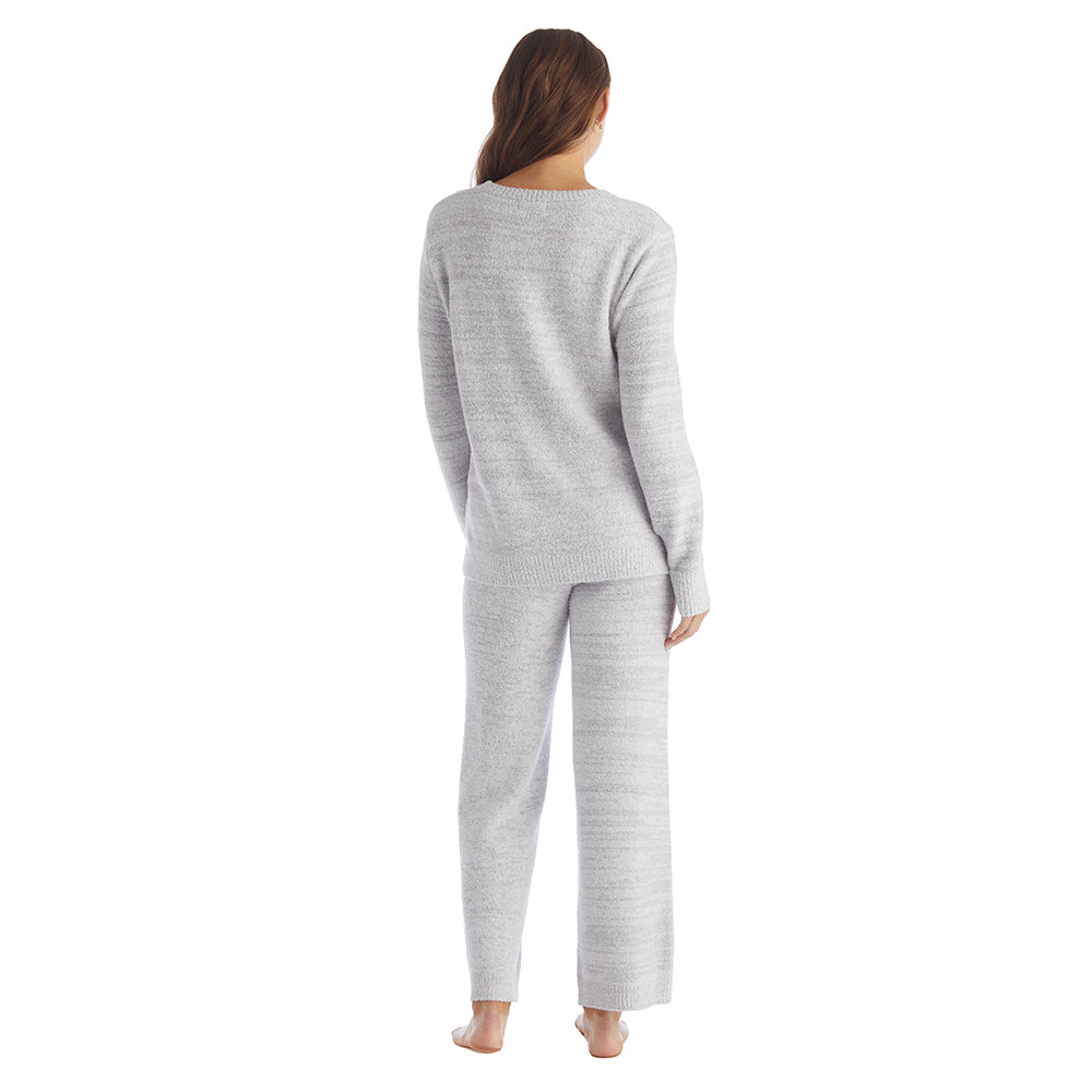 Marshmallow Crew Neck Lounge Set Heather Grey