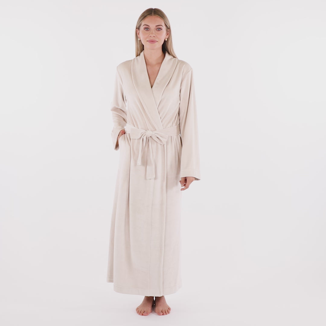 Serenity Wrap Robe Stone