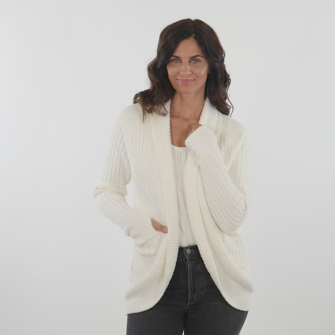 Marshmallow Cocoon Cardigan Cloud