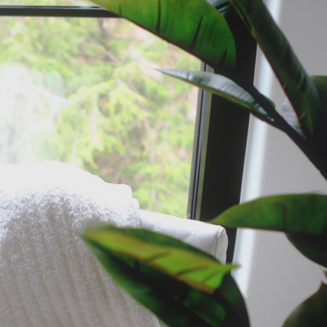 50" x 70" Solid Rib Marshmallow Blanket Grey