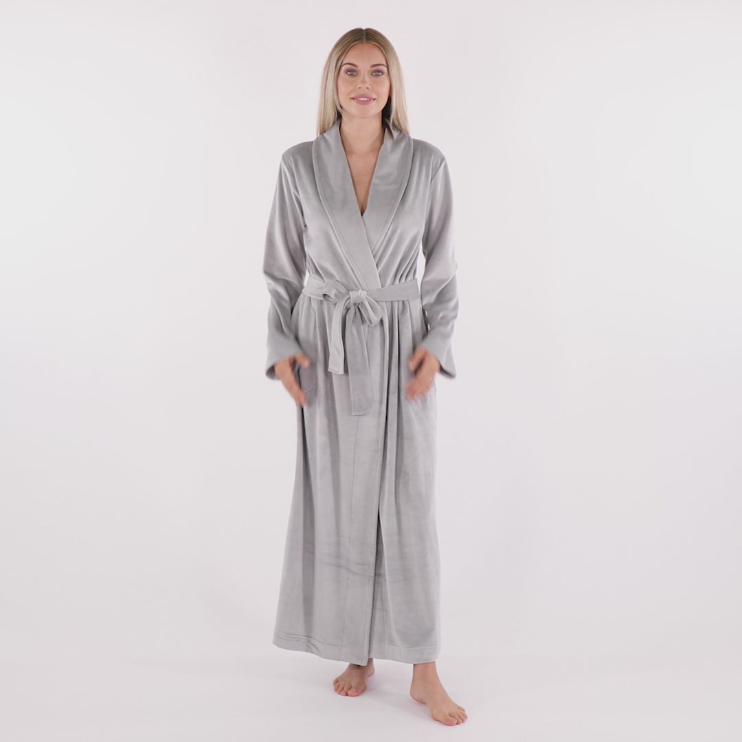 Serenity Wrap Robe Grey