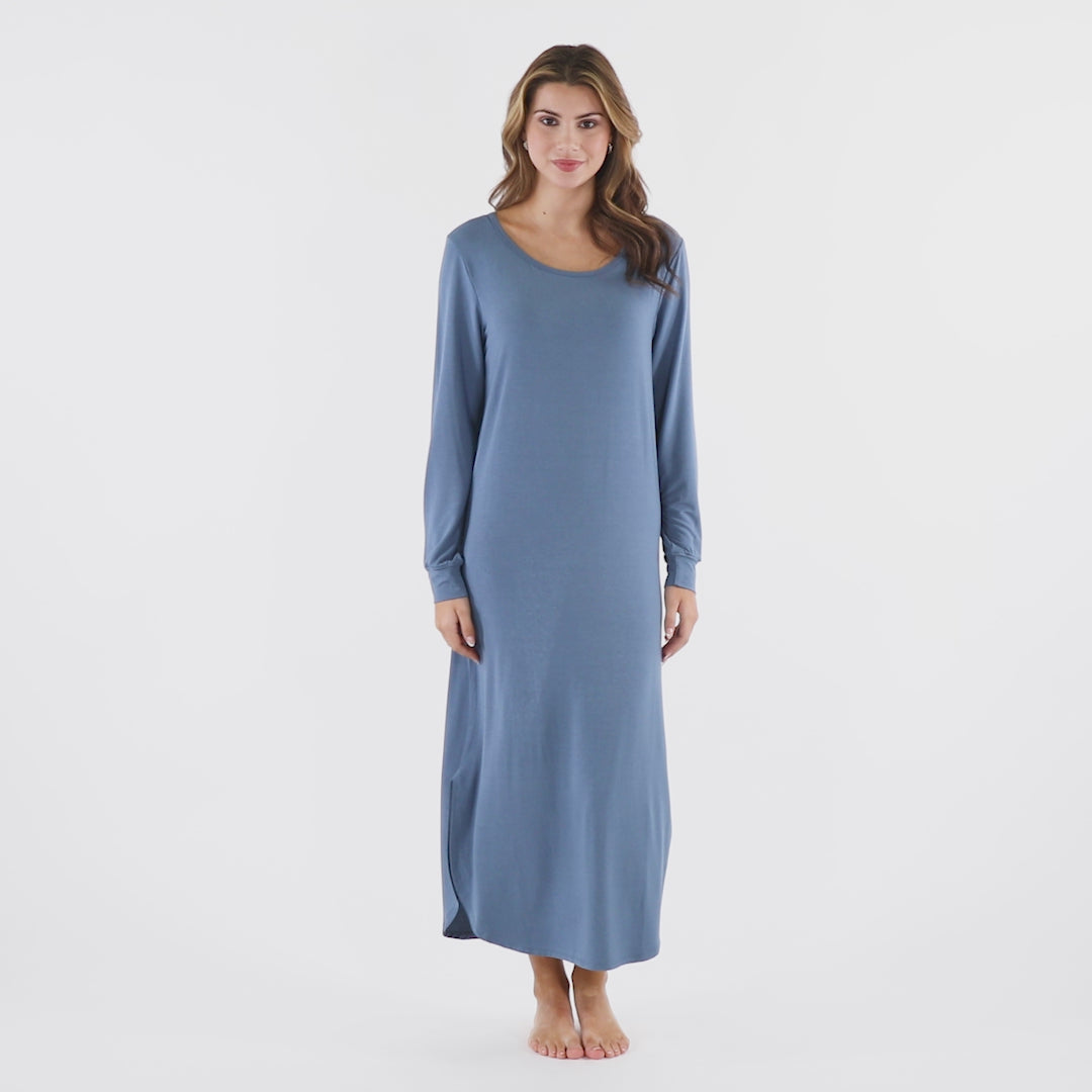 Jess - Long Sleeve Nightgown Spring Lake